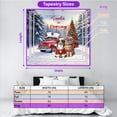 thumbnail image 5 of Santa is Coming Miniature American Shepherd Merry Christmas Xmas Noel Truck Tree Tapestry MAS Dog Lover Gifts Wall Hanging Backdrop Home Decor - 02023, 5 of 5