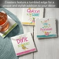 thumbnail image 5 of Thirstystone "Pickleball" 4-Pack Assorted Tumbled Tile Coasters, 5 of 7