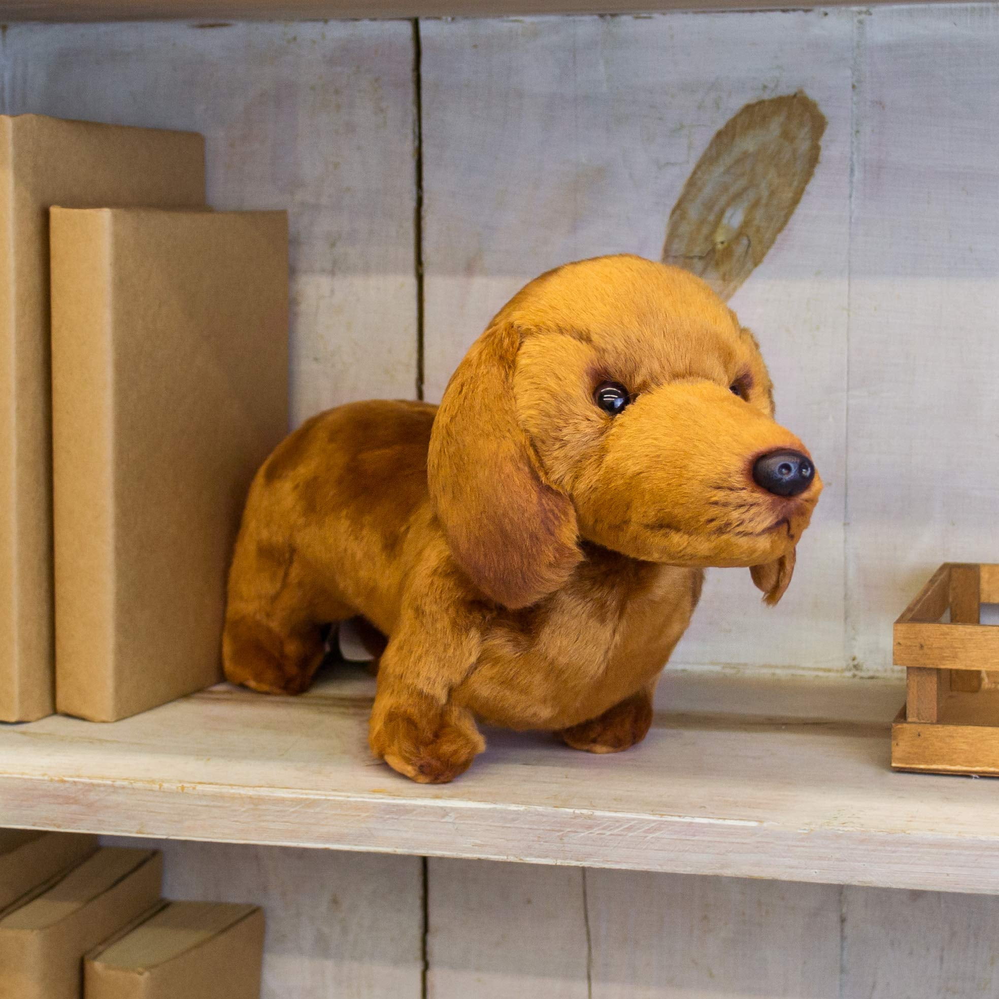 Large stuffed clearance dachshund