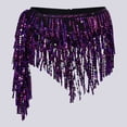 thumbnail image 2 of DHFJKG Belly Dance Skirts For Women Sequins Bohemian Hip Scarf Jazz Belly Dance Performance Mini Stylish Skirt, 2 of 3