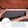 thumbnail image 3 of SKISUNO 100Pcs Transparent LED Light Strip Clips Plastic Fasteners for Secure Fixing and Easy Installation, 3 of 8