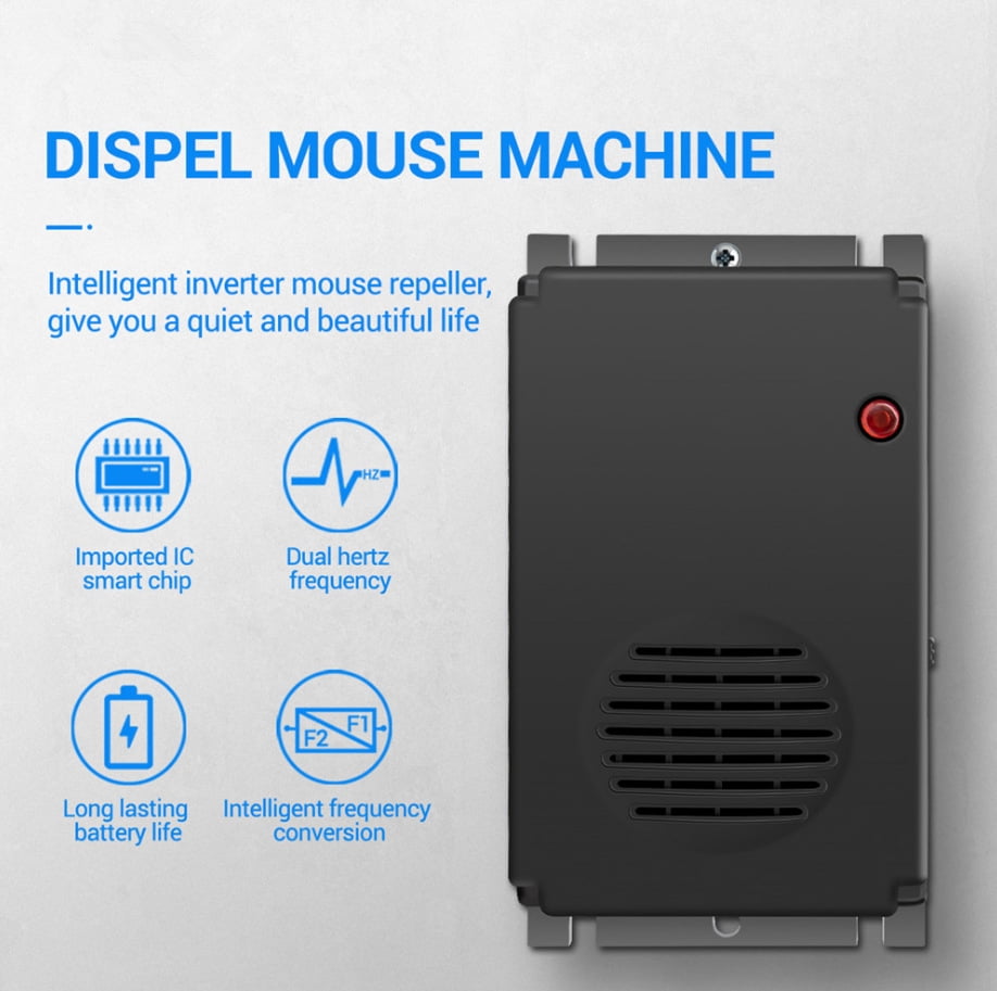 Ultrasonic Mouse Pest Mice Rat Repeller Reject Battery Powered Repellent Home