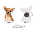 thumbnail image 2 of WIRESTER 2pcs Acrylic Fridge Magnet for Home Office Classroom Acrylic Magnets to Stick on Computer, Fridge, Dryer, Lockers - Black Tan Chihuahua Dog & Fawn Chihuahua Dog, 2 of 7