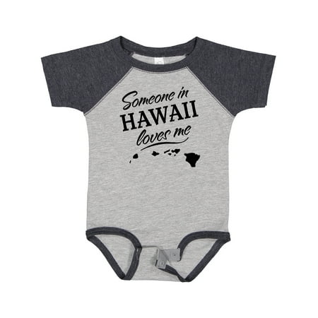 

Inktastic Someone in Hawaii Loves Me Gift Baby Boy or Baby Girl Bodysuit