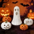 thumbnail image 7 of Rattan Witch Hat and Wicker Ghost Halloween Decor,Handwoven Ornament for Home Party Porch(C), 7 of 7