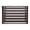 Coffee, variant on Aluminum Alloy Air Conditioner Fence Screen for Outdoor with Top Storage Shelf 39*20*28" Coffee