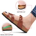 thumbnail image 3 of Women's Irenic Soft Footbed Strappy Slide Sandals, 3 of 8