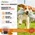 thumbnail image 4 of Pumpkin Powder for Dogs Organic 9 oz (255g) - Canadian Made - Premium Fibre - Canine Stool & Digestive Support - No Diarrhea or Scoots! by miNATURALS, 4 of 7