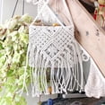 thumbnail image 4 of HEVIRGO Beach Bag Long Tassels Storage Rattan Multipurpose Single Shoulder Strap Bag for Beach, 4 of 10