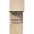 thumbnail image 2 of Ekena Millwork 7 1/2"W x 18"D x 18"H Balboa Block Smooth Bracket w/ Offset Brace, Douglas Fir, 2 of 25