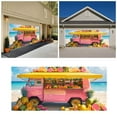 thumbnail image 2 of Summer Beach Garage Door Banner Polyester Decorative Large Outdoor Flag 13x6ft Tropical Theme Design Durable Weather, 2 of 7