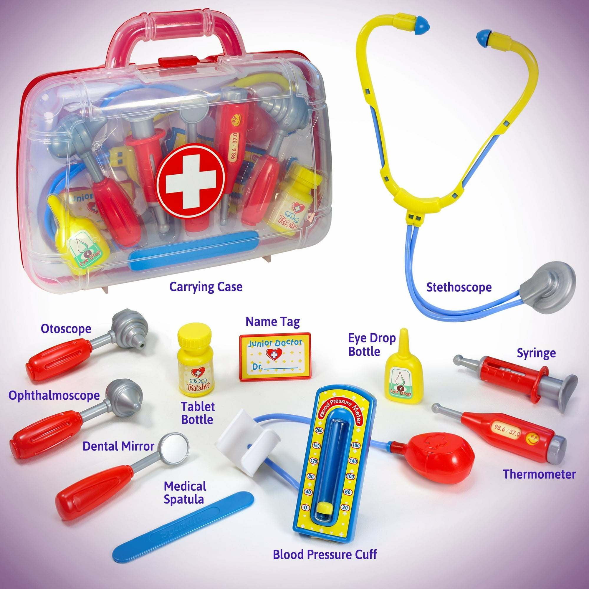 Kidzlane Medical Doctor Kit for Kids Doctor Set Packed in a Sturdy Gift Case Walmart