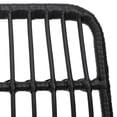 thumbnail image 4 of vidaXL 5 Piece Garden Dining Set Black Poly Rattan, 4 of 7