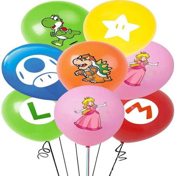 Kit de globos de fiesta para niños, 14 unidades, globos de látex coloridos de 30 cm