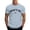 Light Blue, variant on Shirts For Men Fashion Raglan Sleeve Letter Print Short Sleeve Crew Neck Graphic Trend Bottoming Shirt
