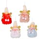 thumbnail image 3 of Lazo de Navidad, árbol de Navidad, árbol de Navidad, colgante, decoración para colgar, adorable, colgante, adornos de muñeca, artesanías de muñeca para fiestas en casa de Navidad, juego de 8 piezas, 1 Feliz Sencillez, 3 of 5