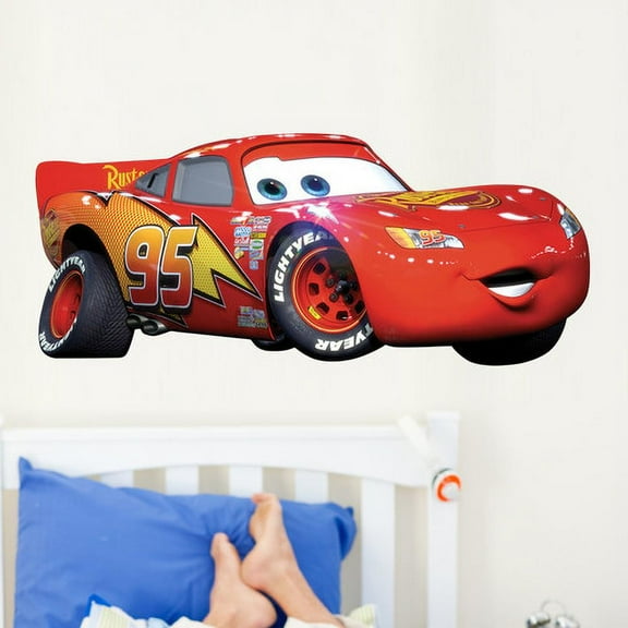 Disney Cars Lightning McQueen Wall Decal 16 x38 5