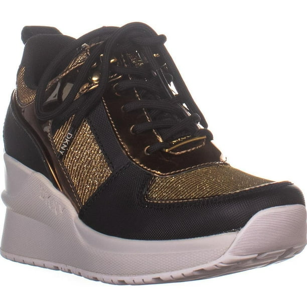 dkny leya wedge sneakers