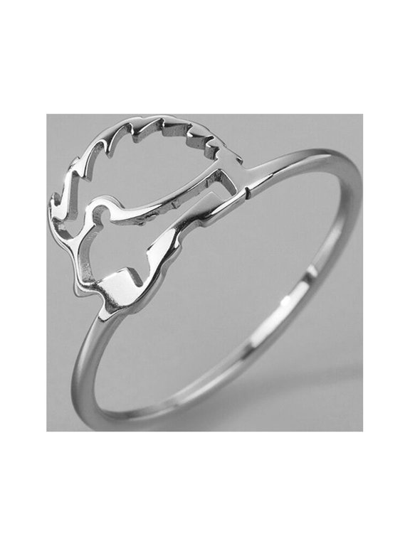 Sloth Ring Stainless Steel Jewelry Handmade Women Gift