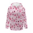 thumbnail image 5 of FOR U DESIGNS Christmas Gift Women Oversized Hoodies Pullover Hooded Sweatshirt Casual Long Sleeve Tops Sweater Size 2XL Women Activewear Tops Loose Fit Fall, 5 of 7
