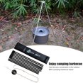 thumbnail image 3 of Trípode para acampar Olla para colgar Fogata Utensilios de cocina Olla Gancho para parrilla (Negro) Ndcxsfigh Nuevos Originales, 3 of 5