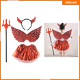 thumbnail image 1 of [Xmeqvpth] Juego De Disfraces De Diablo De Halloween Regalo Para Niños Diadema De Pelo Mascarada, 1 of 3