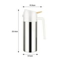 thumbnail image 6 of sunsanly 360/450/500ML Stainless Steel Oil Sprayer Refillable Cooking Grilling Baking Frying Salad BBQ Olive Oil Dispenser Mister Spray Bottle Kitchen Gadgets, 6 of 8