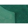 thumbnail image 4 of Home Weavers WaterFord Collection 100% Cotton Tufted Bath Rug, Extra Soft & Absorbent Bath Rugs, Non-Slip Bath Mats, Machine Washable Bath Rugs For Bathroom, 10"x22" Tank Lid-Cover, Bottle Green, 4 of 5
