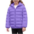 thumbnail image 3 of MKOSPLRT Kids Boy Girl Winter Hooded Puffer Jackets Coats Light Weight Padded Outerwear Full Zip Quilted Coats with Pocket 4-14Y, 3 of 9