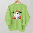 thumbnail image 4 of DIOAZUD Womens Halloween Sweatshirts Plus Size Ghost Graphic Pullovers Fall Classic Round Neck Long Sleeve Sweater Tops Halloween Costumes, 4 of 5