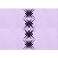 thumbnail image 1 of Ahgly Company Indoor Rectangle Patterned Orchid Purple Area Rugs, 3' x 5', 1 of 6