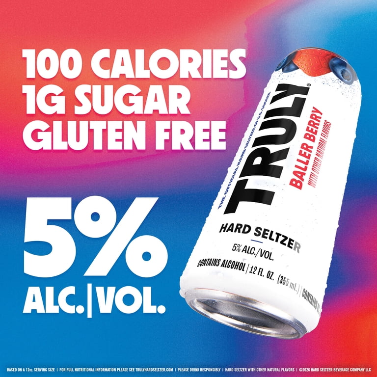 Truly Hard Seltzer Star Squad Variety, 12 pack, 12 fl oz Aluminum