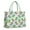 Cute Green Dinosaurs, variant on Large Capacity Tote Bag,Cute Green Dinosaurs Gradient Pattern Handbag Fashion Luxury Tote Bag,15.7"x13"x 5.1" Inches,Laptop Compatible