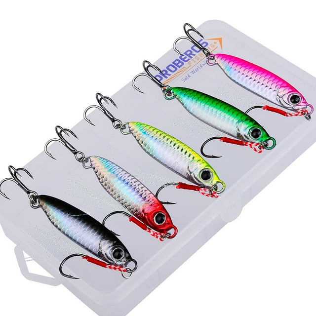 5pcs Fishing Lure Set Offshore Angling Trolling Boat Fishing Artificial Bait Kit Simulated Fishing Bait Fishing Accessory