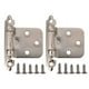 thumbnail image 3 of Bisagra Resorte Cierre Automático Americano 2 Uds. Con Tornillos Herrajes para Muebles (plateado), 3 of 5