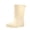 Beige, variant on Wdhugt Women Mid-Calf Rain Boots Casual Versatile Cool Eye-Catching Waterproof Trendy Outdoor Fall Winter Comfortable Height-Increasing Heel Material Pvc Size 3 Us Foot Length 8.86 Inches