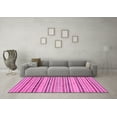 thumbnail image 3 of Ahgly Company Indoor Rectangle Abstract Pink Modern Area Rugs, 8' x 12', 3 of 4