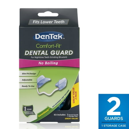 Dentek Comfort Fit Dental Guard Kit For Nighttime Teeth Grinding