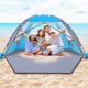 thumbnail image 1 of Carpa de playa portátil HAPPY TRAVEL UPF 50+ Shelter 260 x 165 x 150 cm, 1 of 7