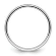 thumbnail image 2 of Platinum Solid Polished 5mm Half-Round Comfort-Fit Lightweight Band Ring Size 11 Ring for Women and Men, 2 of 5