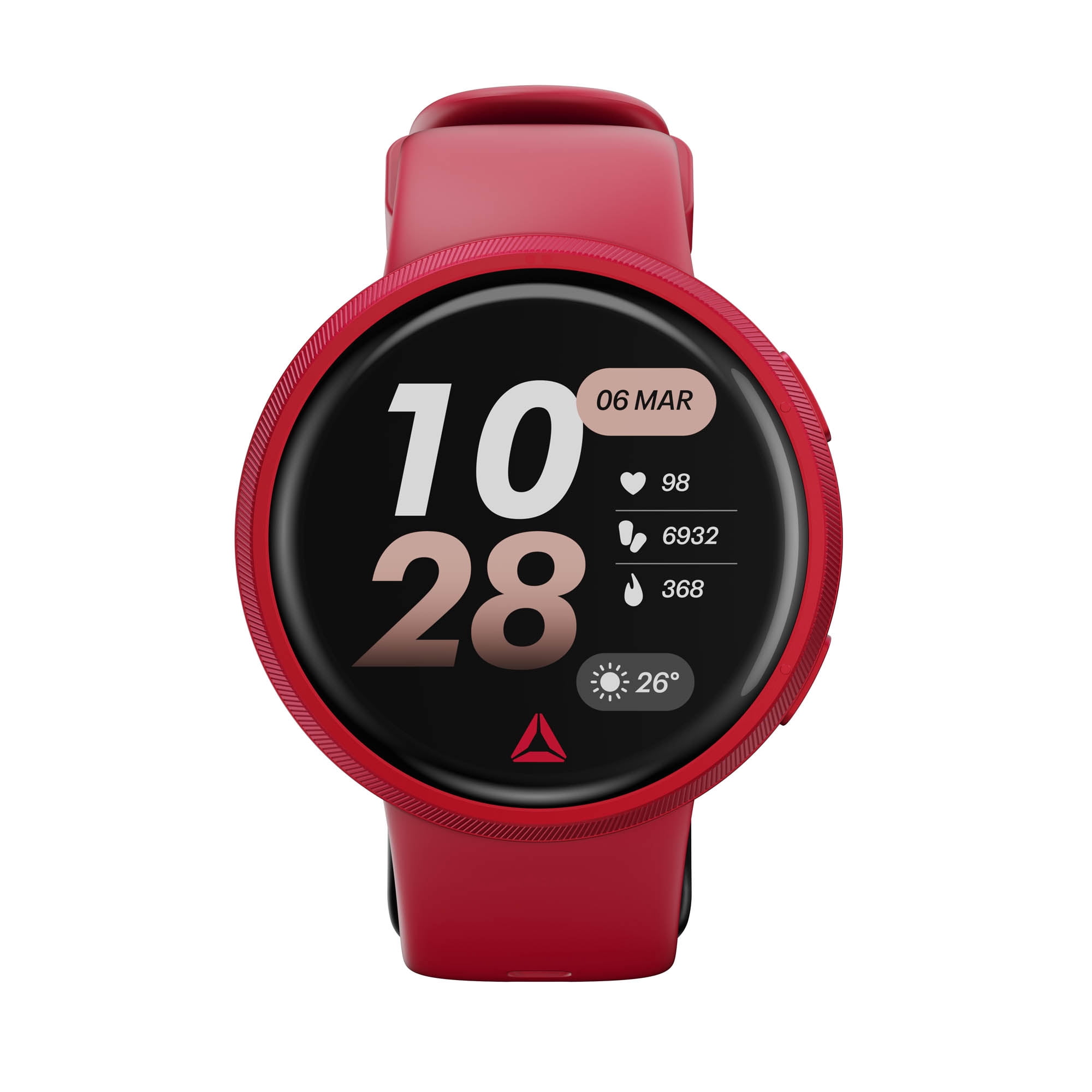 Reebok Stride DELTA Fitness Tracker Smartwatch for Men & Women, Bluetooth Calling, Heart Rate & SpO2 Monitor, 1.43” AMOLED Display, 80+ Sports Modes,10-Day Battery, IP68 Water Resistant, Android & iOS