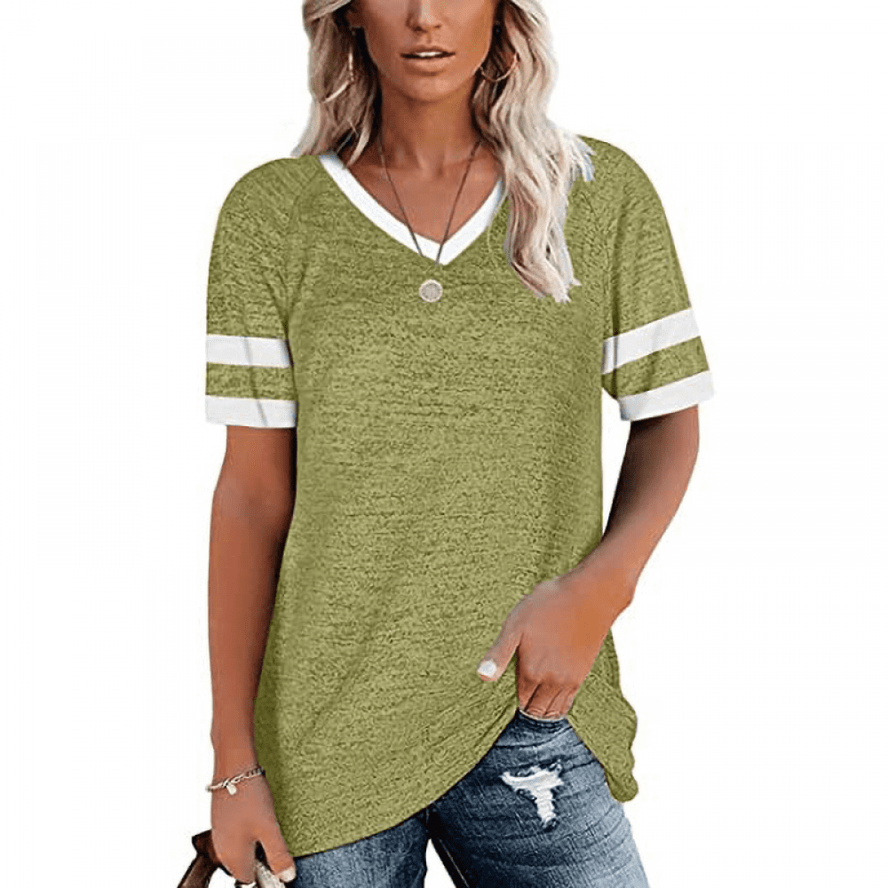 Low Blouse Tunic Tops Split Casual 