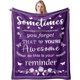 thumbnail image 1 of LHSHID Gifts for Women Mom Her Purple Retirement Anniversary Birthday Blanket Sometimes You Forget You are Awesome Inspirational Positive Thank You Gifts Teacher Gifts 30"x40", 1 of 6