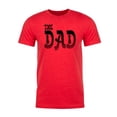 thumbnail image 2 of Men's The Dad T-shirt, Men's Graphic T-shirts, Cool Shirts for Dad - Heather Red MH200DAD S31 S, 2 of 3