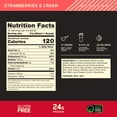 thumbnail image 4 of Optimum Nutrition Gold Standard 100% Whey Protein Powder, Strawberries & Cream, 1.5 lb, 22 Servings, 4 of 14