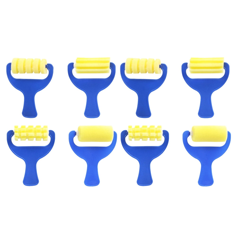 KHBUAB 55Pcs Art Painting Sponge Brush with Strong Handle Assorted