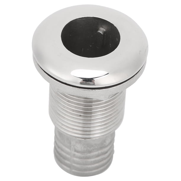 Conector de ajuste de casco para barco marino lengüeta de cola de manguera de acero inoxidable Hardware marino plateado ANGGREK Otros