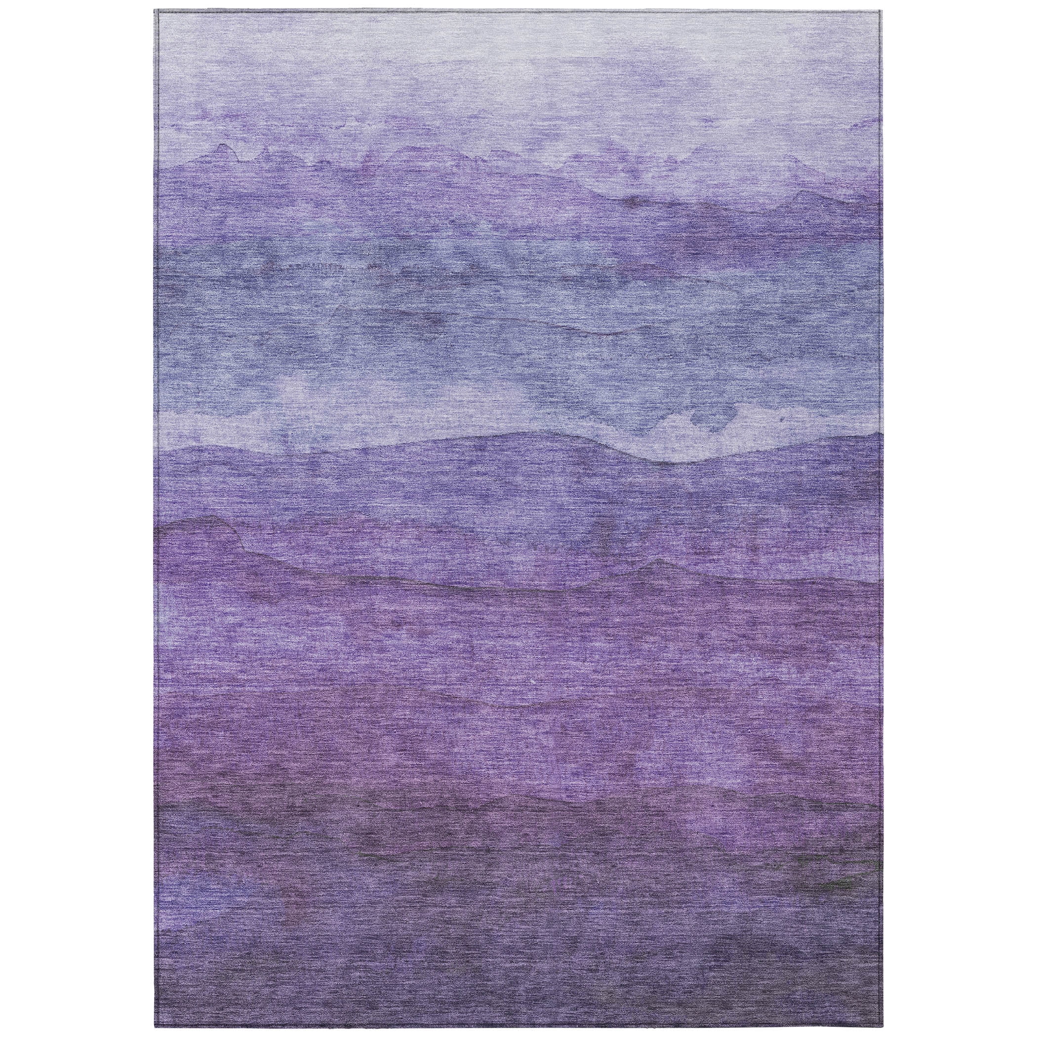 Addison Rugs Chantille Indoor/Outdoor Transitional Stripes Purple Washable Rectangle Rug, 10' x 14'