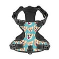 thumbnail image 4 of Lsque Cute Corgi Head Dog Harness, No-Pull Pet Harness with 2 Leash Clips, Adjustable Soft Padded Dog Vest with Easy Control Handle for Large Dogs-Large, 4 of 9