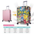 thumbnail image 5 of Anime Cartoon Pokemon Pikachu (6) Travel Suitcase Protector Elastic Washable Protective Baggage Covers With Concealed Zipper For 29-32 Inch Suitcase - XL, 5 of 5